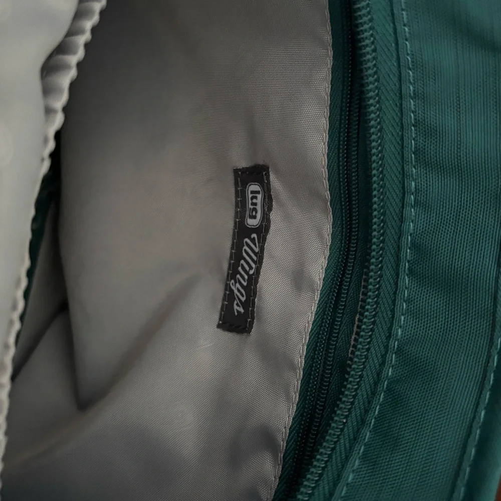 Lug Wings Quilted Flap Crossbody Rfid Bag Travel Organizer Teal - Picture 7 of 10